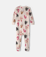 Pijama enteriza con pies Christmas Icon (bebé)