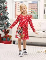Vestido navideño Mickey Icon para niña